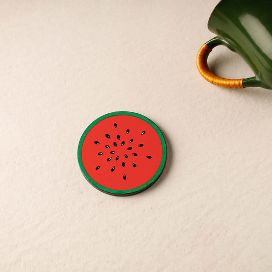 Watermelon - Channapatna Handmade Wooden Coaster
